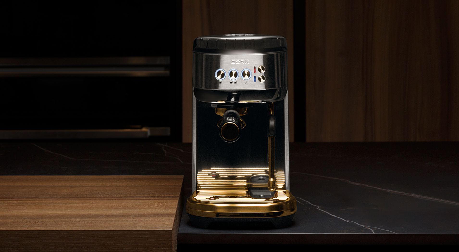 Кофеварка BORK C701 Gold - фото 4