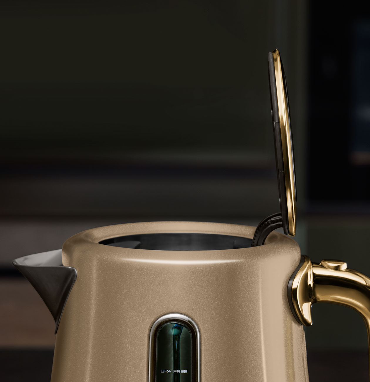 Чайник K704 ch BORK Gold