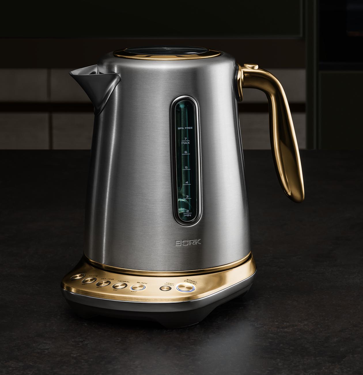 Чайник K704 BORK Gold